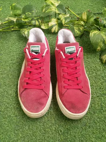 Puma suede hot sale merah