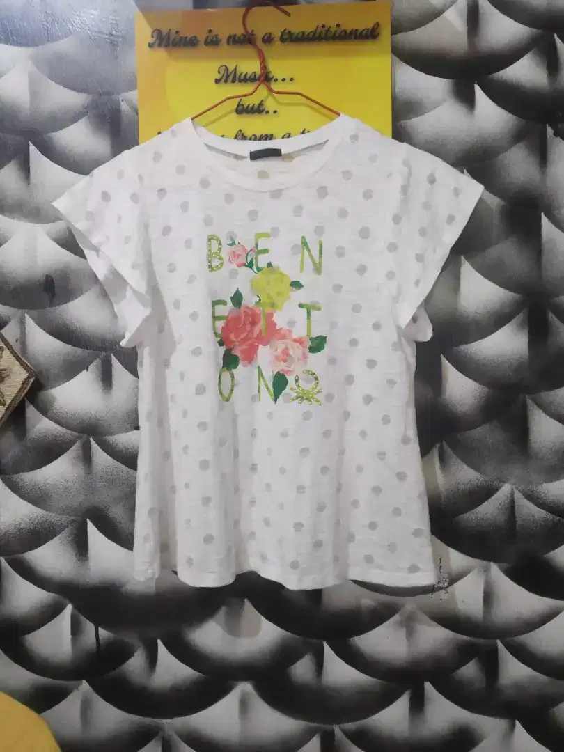kaos anak benetton preloved tjap karoeng
