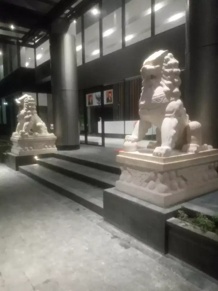 Patung singa kilin kualitas terbaik 2 pcs (sepasang )