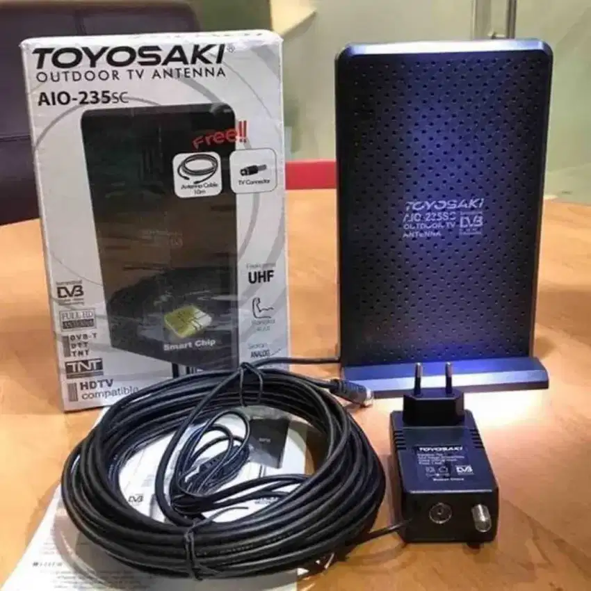 Antena Digital  TV Toyosaki 235SC Boster Indoor Outdoor Cocok U STB