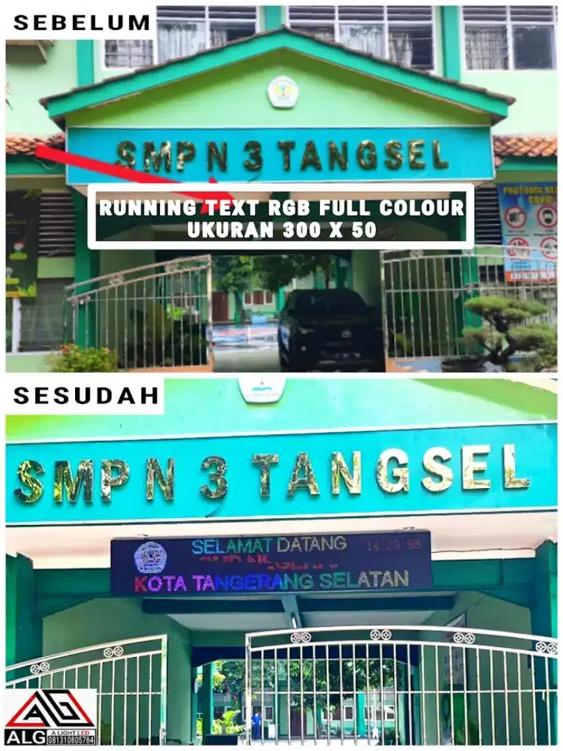 Running text full colour android
