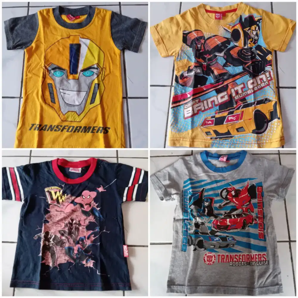 Aneka kaos marvel anak