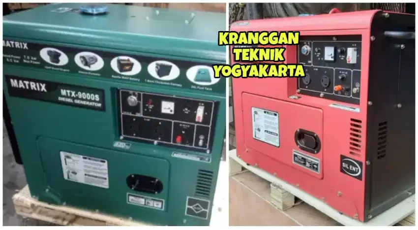 (KRANGGAN TEKNIK)Genset silent output 6000 watt genset daya 6.000 watt