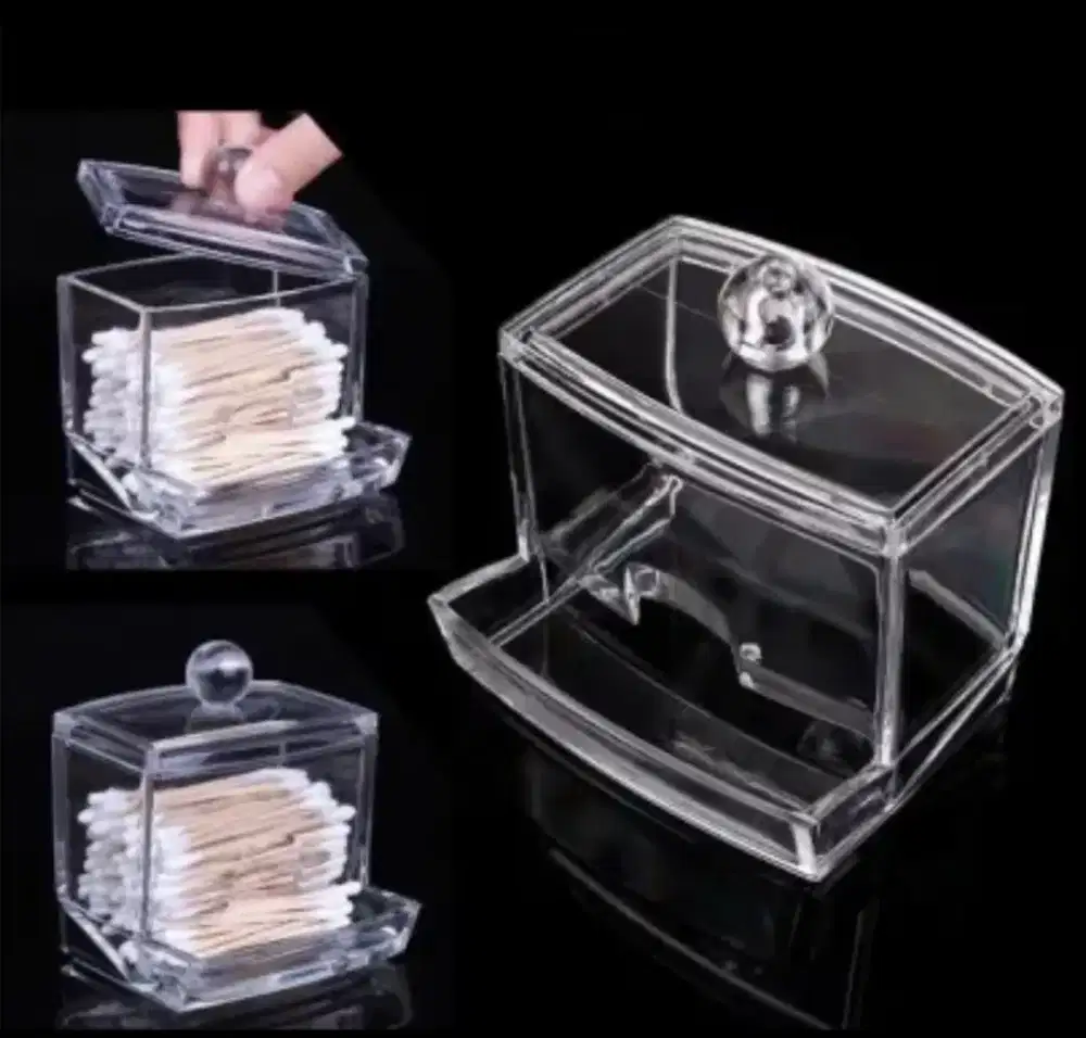 Kotak penyimpanan bahan akrilik