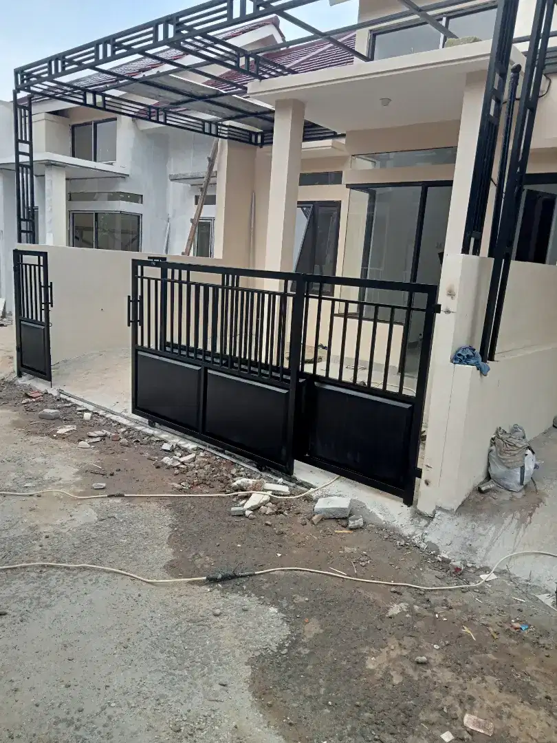 Pagar tralis moderen masakini