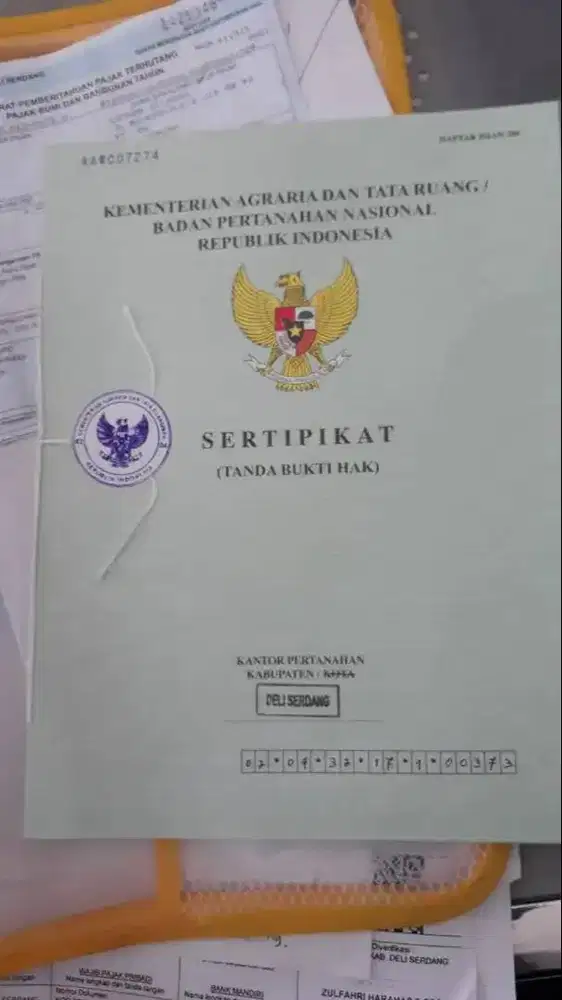 Dijual, tanah total Luas 8.436 m2, SHM, kabupaten deli serdang