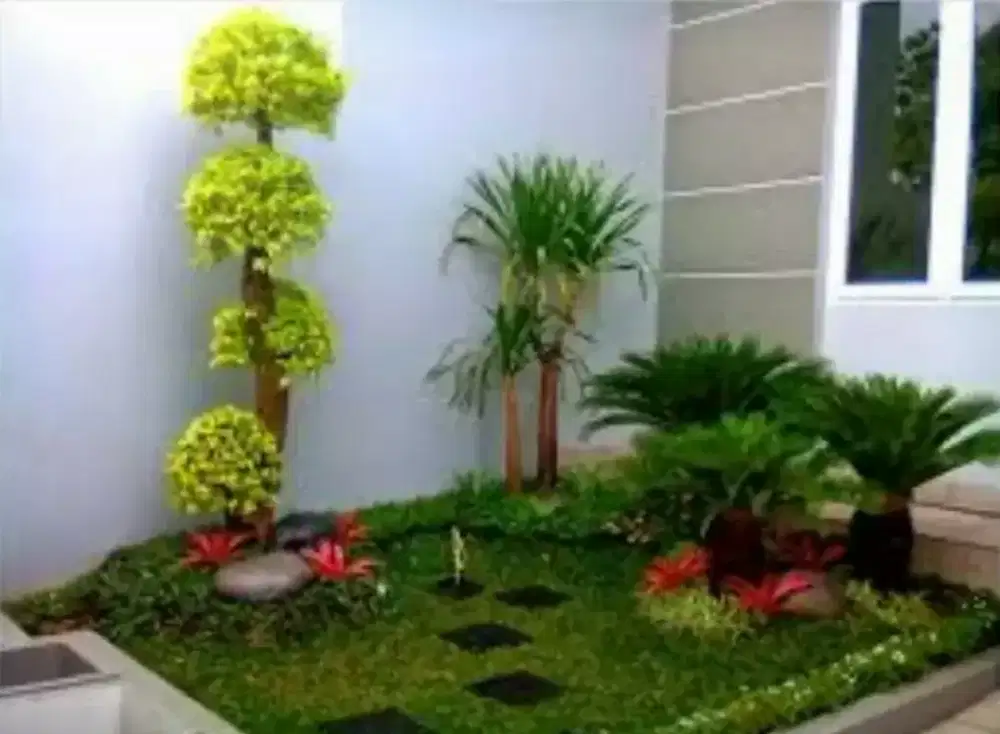 Bikin taman minimalis, taman kering