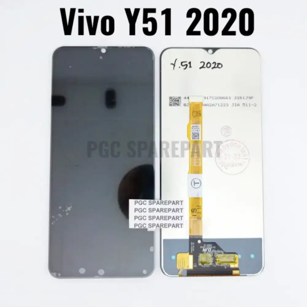 KACA LCD vivo y51 FULLSET SIAP PASANG