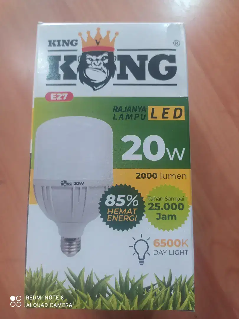 Lampu led 20w merk king kong