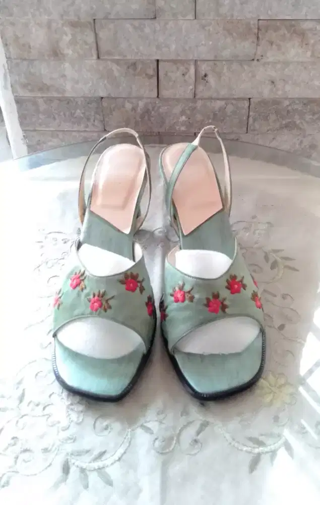 Sepatu pesta Hijau(Exclusive design)