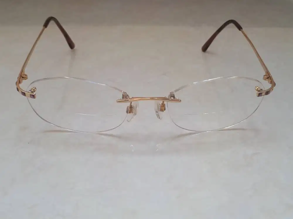 Daniel Swarovski AQW011 /20 V6051 Rimless Glasses Kacamata (A-816)