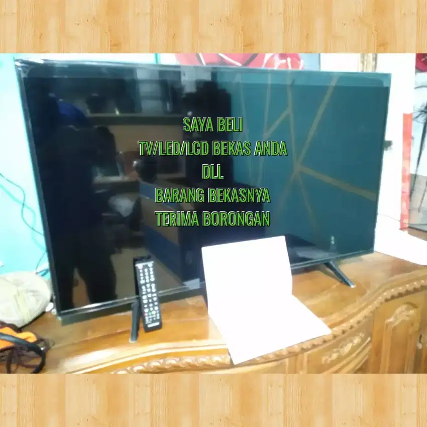 Dibeli TV bekasnya Led/lcd, plasma Tabung, semua merk dan ukuran