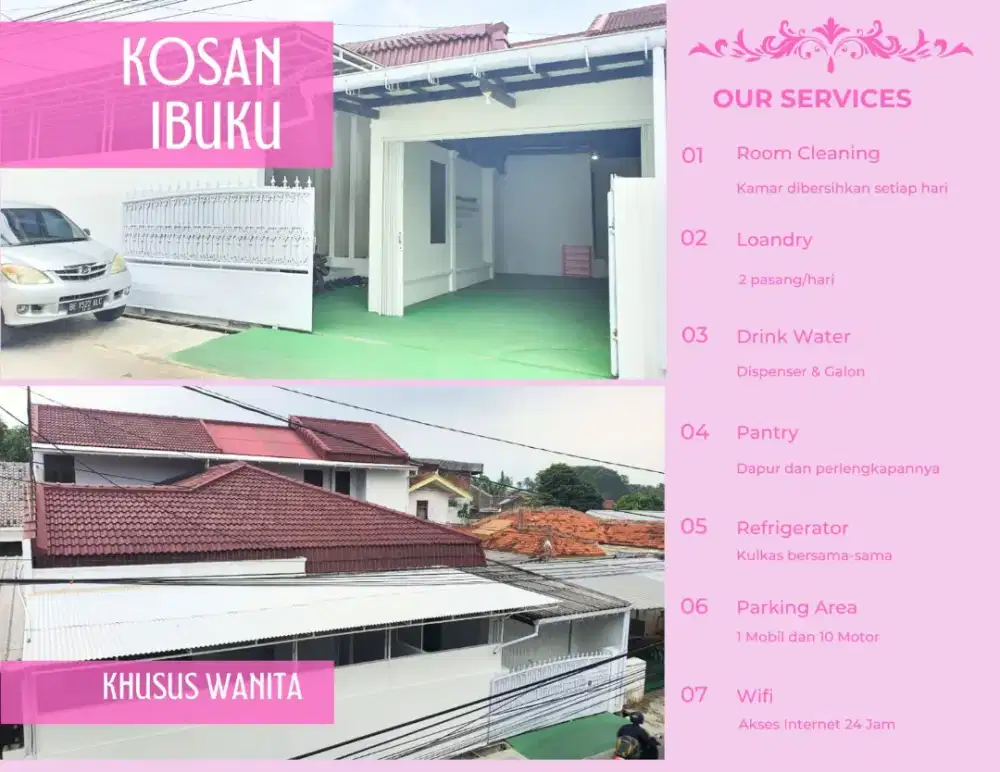 Kosan IbuKu bersih aman di bandar lampung