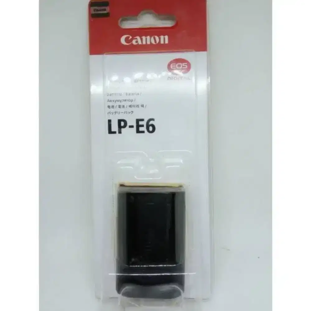 Baterai lithium batre Canon LP-E6