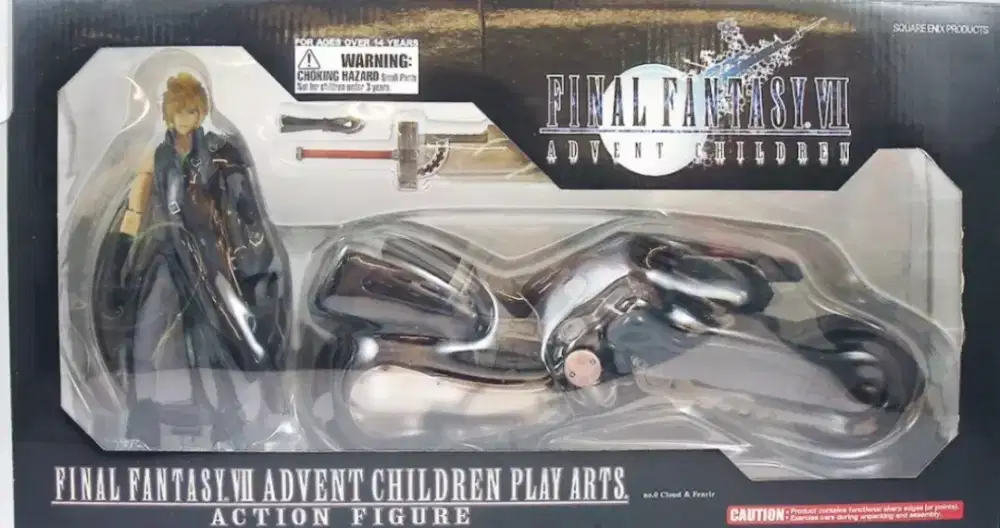 mainan final fantasy  ff7 playstation playarts dvd ps3 uniqlo