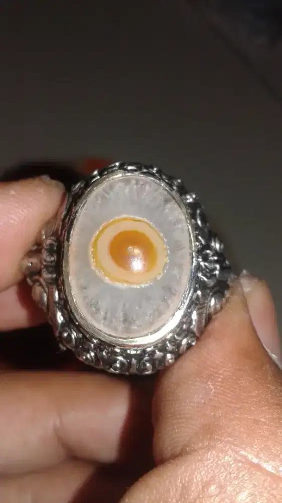 cincin akik unik serat yakut lawasan