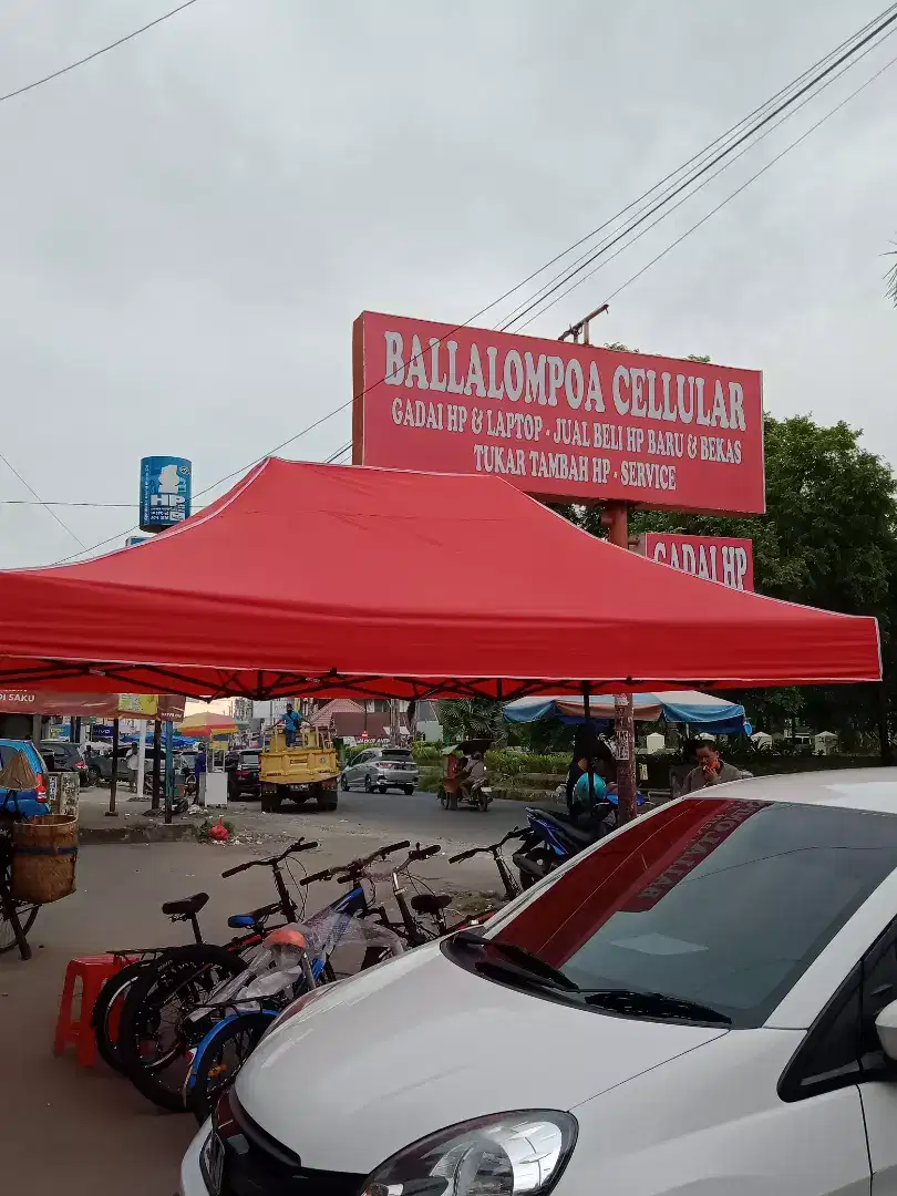 TENDA LIPAT BESI LQ UKURAN 3 X 4,5
