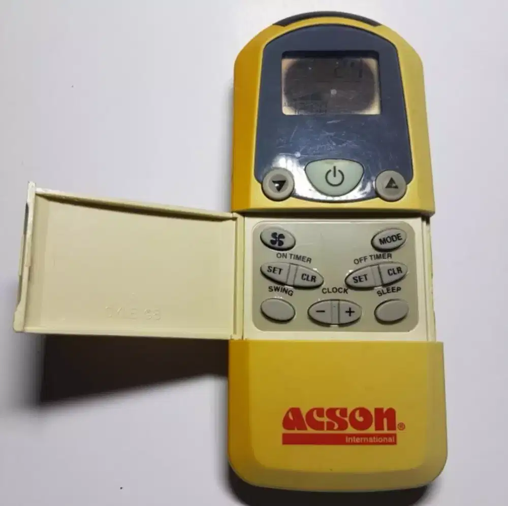 Remote ac acson kondisi normal, layar  seperti gambar