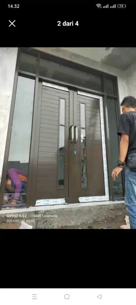 Jendela pintu alumunium