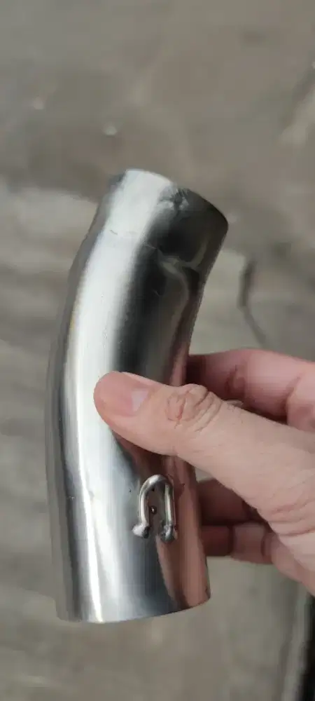 Adapter adaptor slipon slip on header ke silencer ZX10R Stainless