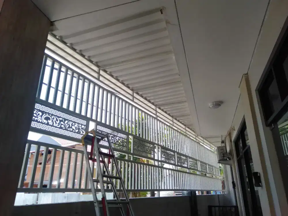 Jasa pembuatan kanopi.pagar.plapon dan sipil.di gayungan