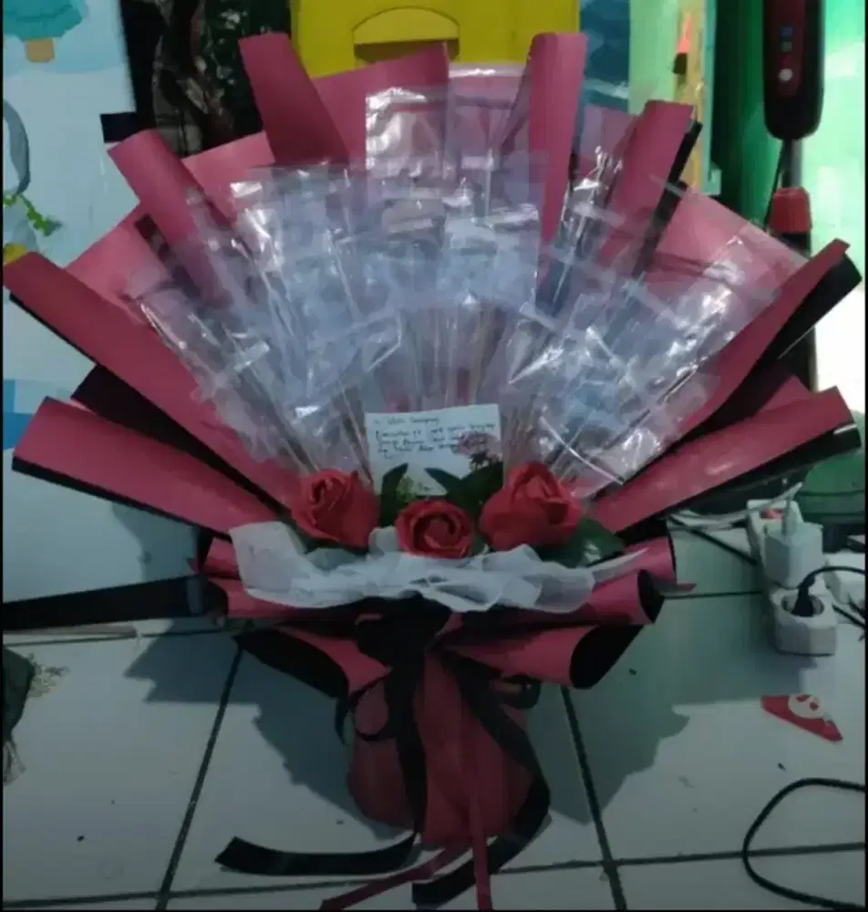 Buket kosongan mudah diisi sendiri