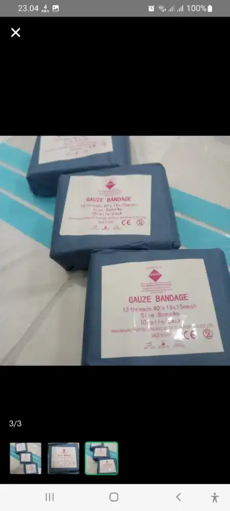 Kasa Steril Gulung 8 cm x 4 m