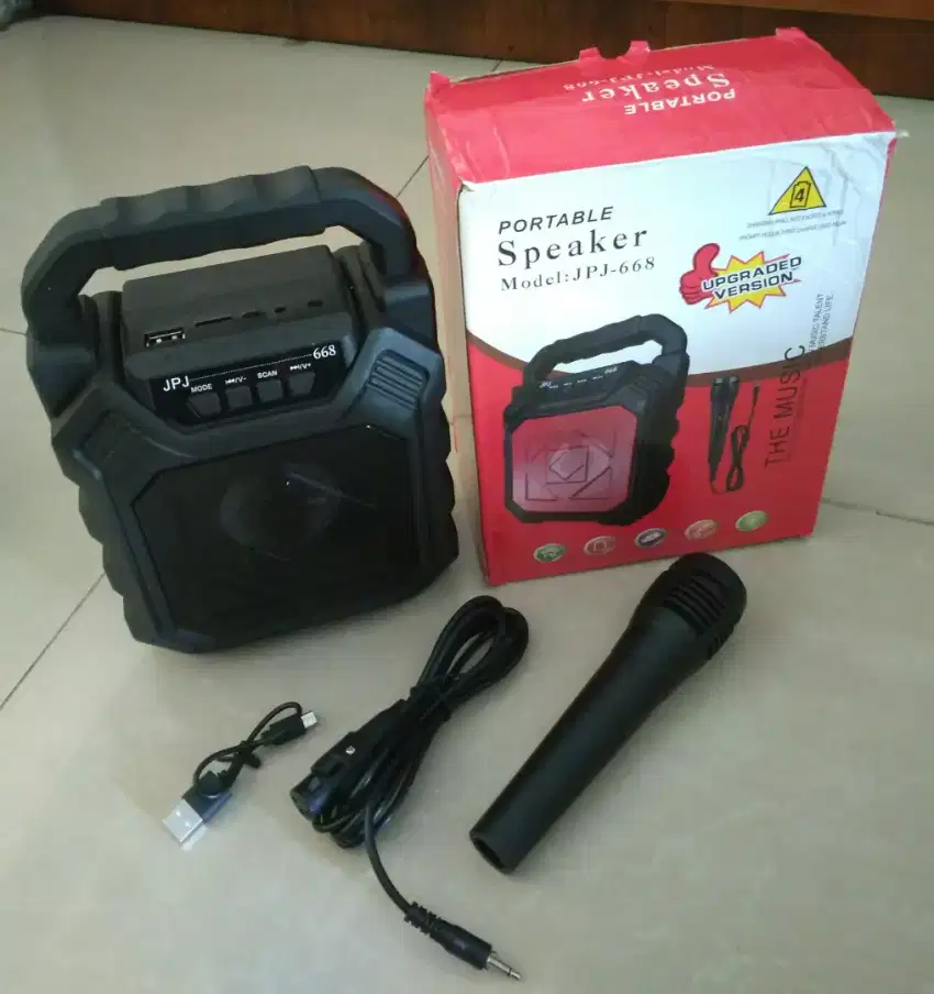 Speaker Bluetooth Portable + Mic