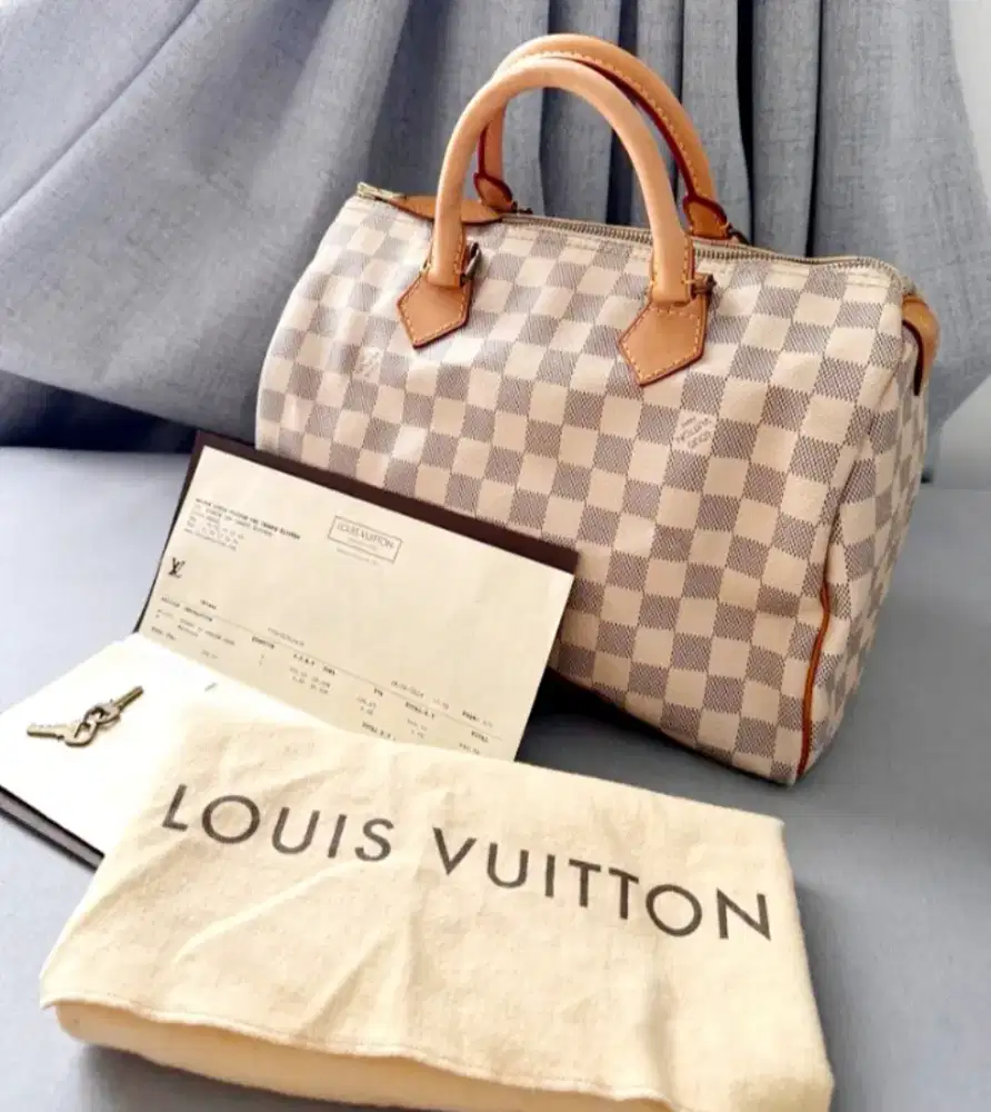 Louis Vuiton Speedy Azhur good condition