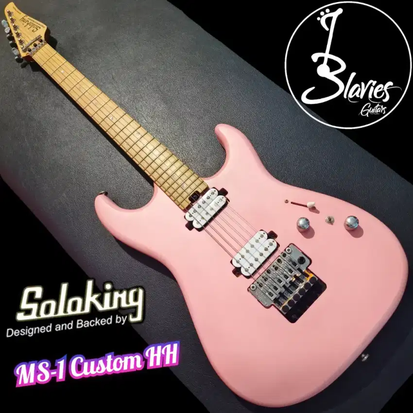 Soloking MS-1  Custom 24 HH FR Shell Pink Mate