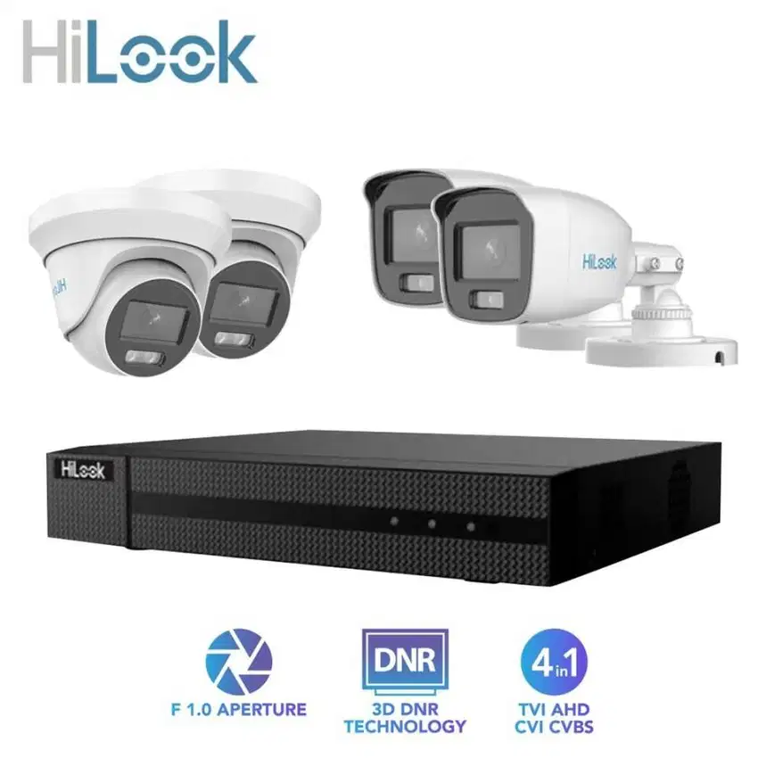 PAKET CCTV COLORVU 2MP HILOOK