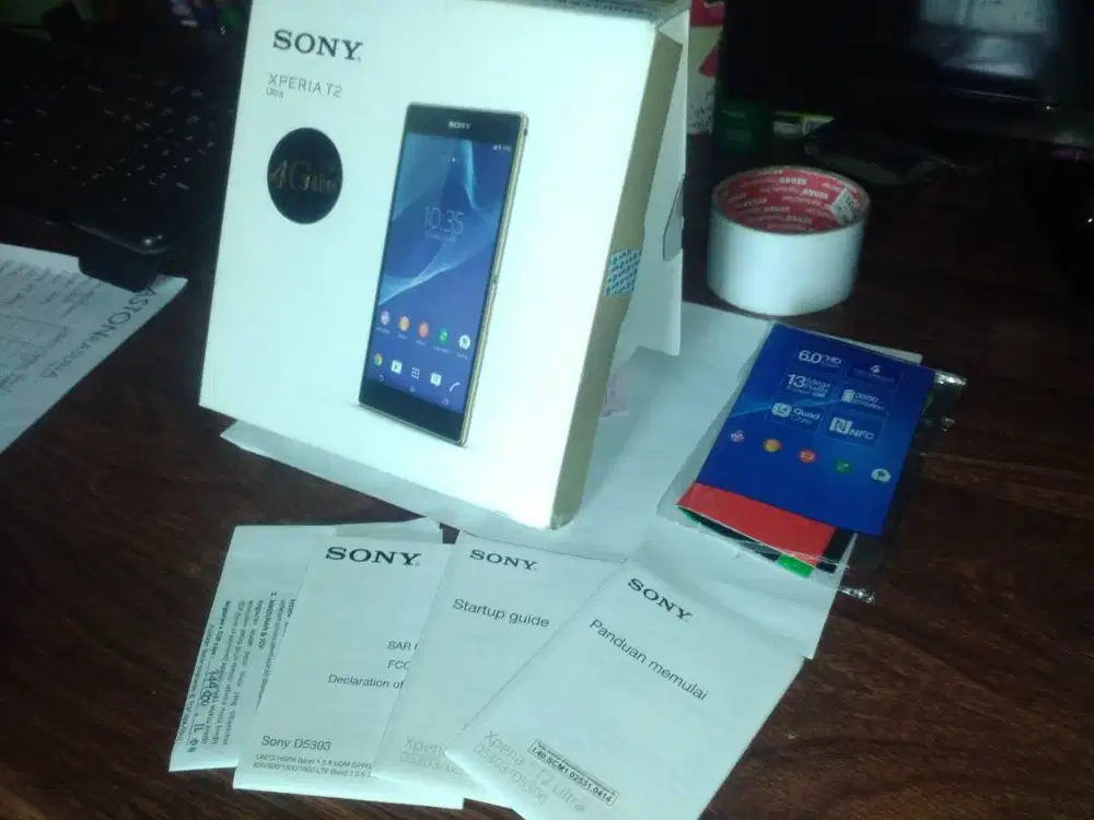 Kardus Box Smartphone Sony  XPERIA T2 Ultra