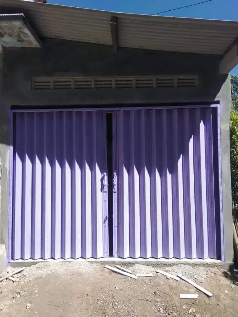 Pintu warung Follding gate rolling door