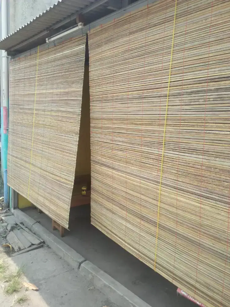 KRey kulit bambu biasa 2x2 M jual murah!