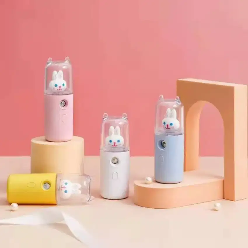 Nano Spray Portable Mini Boneka Karakter USB Mist Sprayer Kulit Wajah