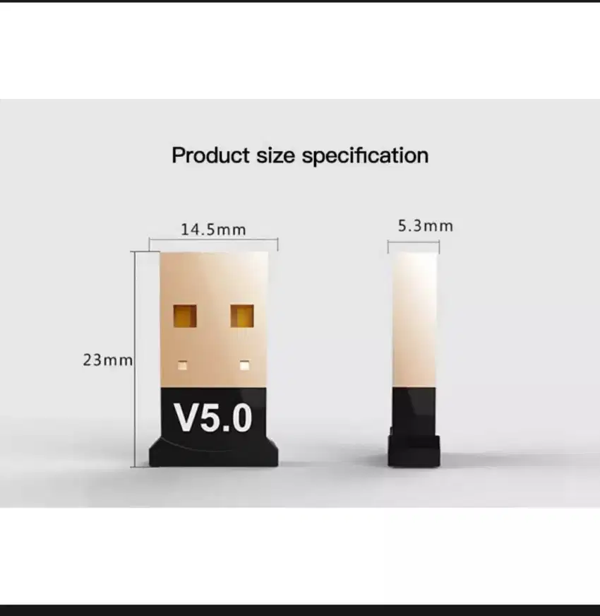 USB Bluetooth 5.0 Adapter Transmitter Bluetooth Receiver Audio