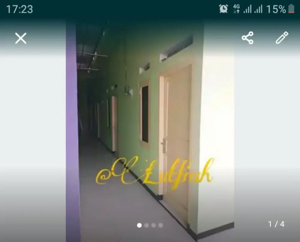 Disewakan kontrakan atau kost an.