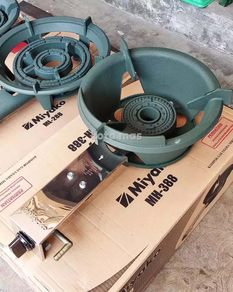 Kompor Gas Api Besar Jos Tekanan Tinggi High Pressure Miyako MH388