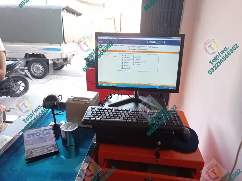PAKET LENGKAP KOMPUITER KASIR SIAP PAKAI - HARGA PROMO, AFTERSALE OKE
