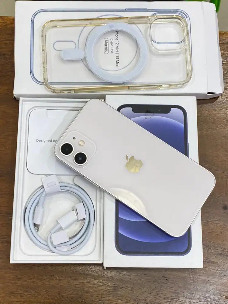 iPhone 12 Mini White 64gb - Handphone - 914237009