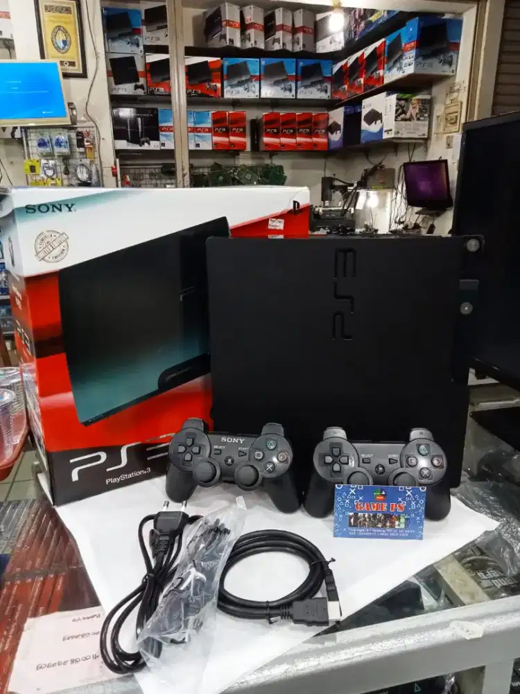 Ps3 slim 500 gb ..full game ..garansi 1bulan ganti barang baru