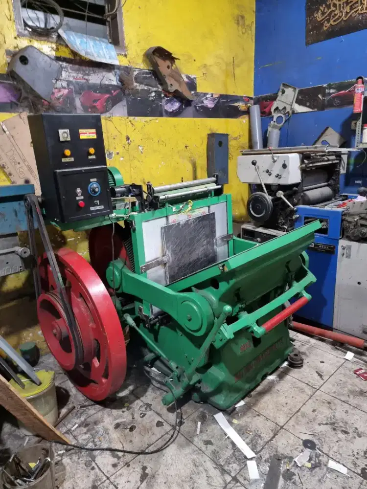 Mesin Pond, Hot print, embos, perpurasi dan Ril Uk.66 x 90 cm