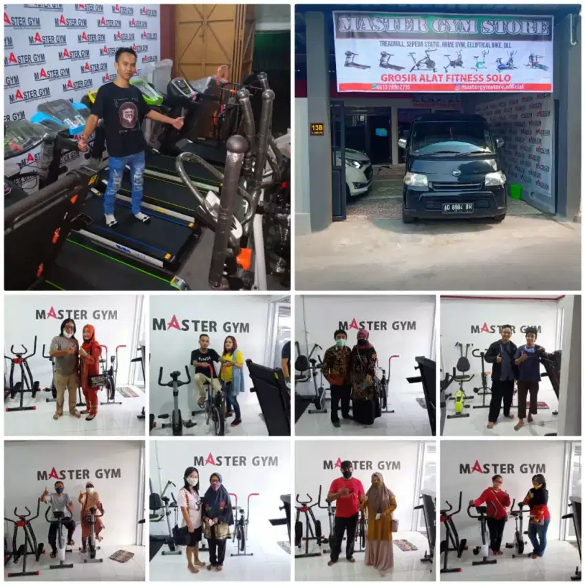 SRAGEN SEHAT - Alat Fitness Sepeda Staris Treadmill Sragen SR-5712