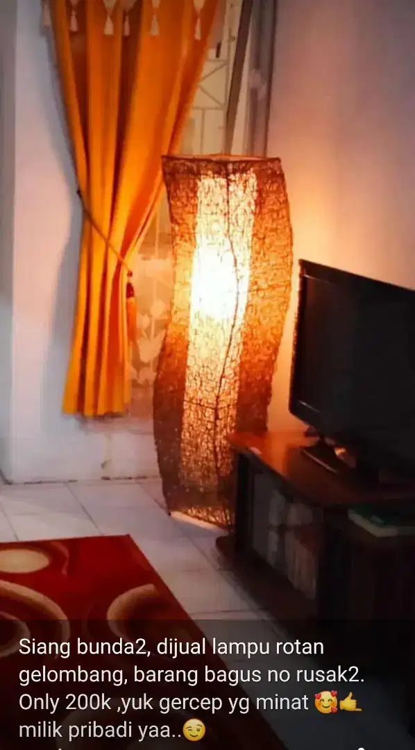 Lampu Rotan gelombang