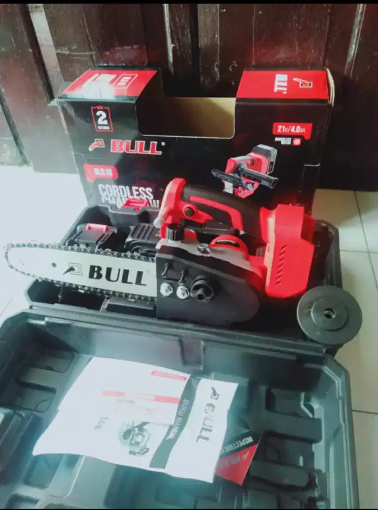 (rumah teknik jogja)mesin chain saw cordless 10 inch