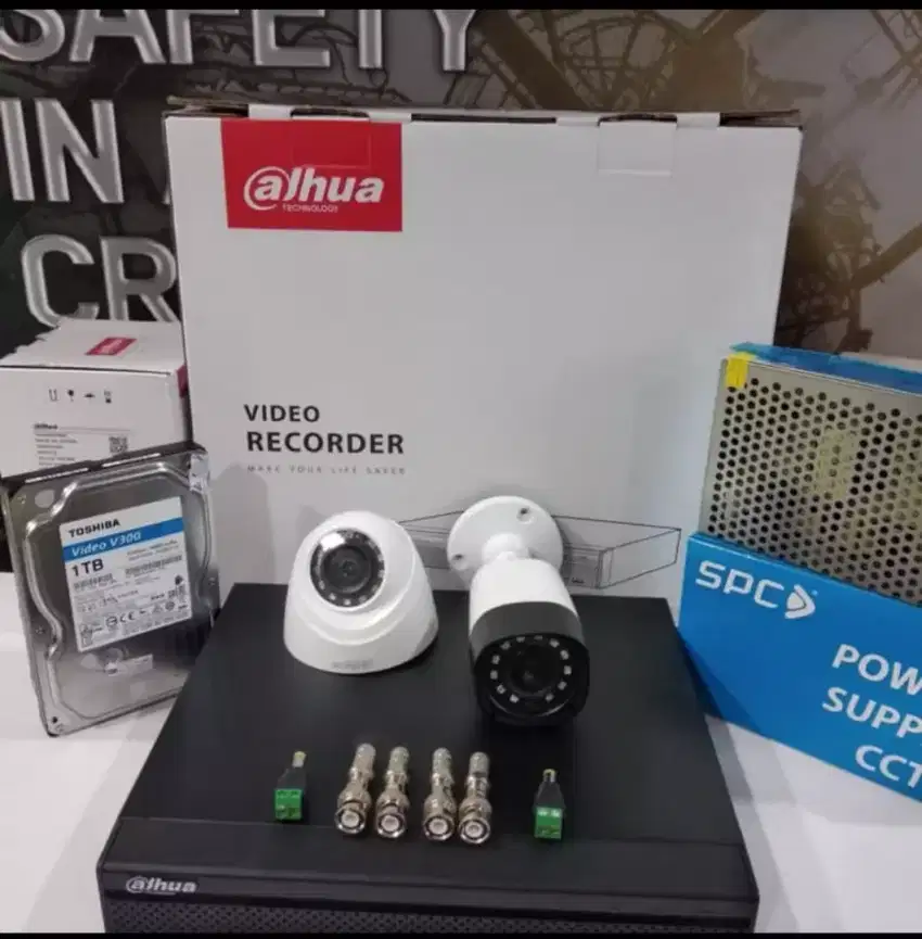 Paket cctv 4ch dahua 2mp bergaransi