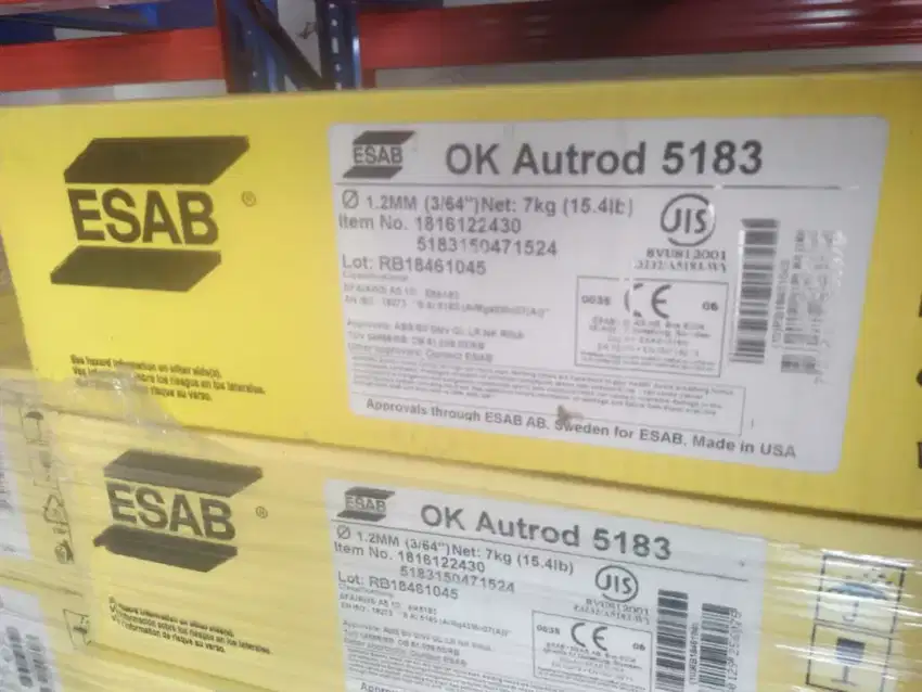 Kawat Aluminium ESAB 5183 dia. 1.2mm