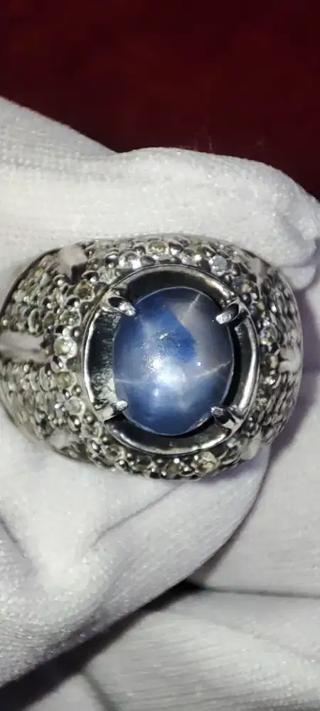 Jual Koleksi Pribadi! Star Blue Sapphire(Ceylon | NH -Free Memo)