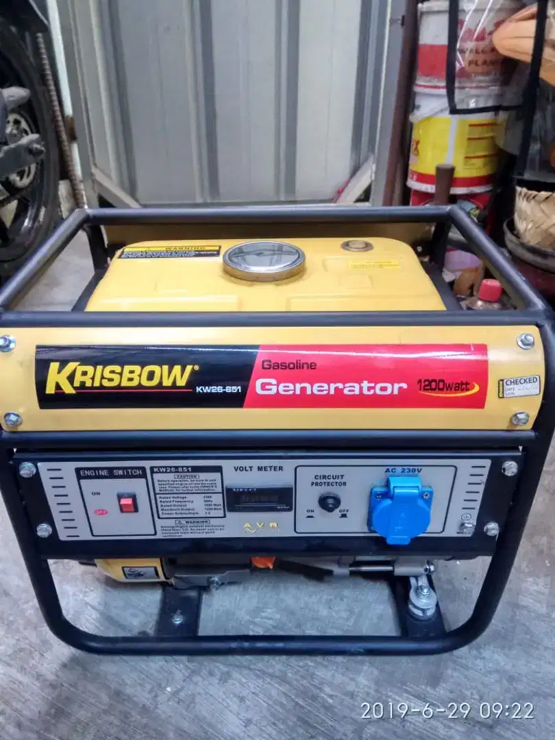 Jual Genset/Generator Set Krisbow 1200 watt