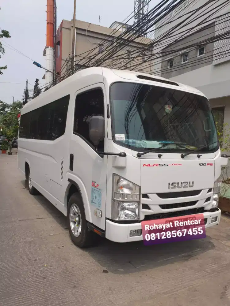 Rental Elf Hiace Bus HDD innova Riborn jakarta Barat kebon jeruk
